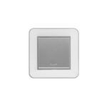 کلید یک پل (مدل ارس) قاب نقره‌ای زه سفید میانی رنگی ایران الکتریک