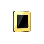 کلید یک پل (مدل ارس) قاب رنگی زه طلایی میانی رنگی ایران الکتریک