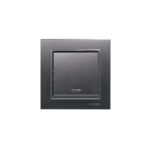 کلید یک پل (مدل برلیان) ذغال سنگی میانی رنگی ایران الکتریک