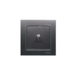 کلید یک پل کلاسیک (مدل برلیان) زغال سنگی میانی رنگی ایران الکتریک