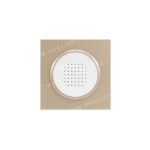 زنگ دینگ دانگ  ایران الکتریک(مدل اسپادانا) قاب پلکسی رنگی میانی سفید