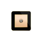 فیش آنتن TV(مدل ارس) قاب طلایی زه رنگی میانی بژ ایران الکتریک