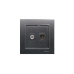 فیش آنتن SAT-TV (مدل برلیان) زغال سنگی میانی رنگی ایران الکتریک