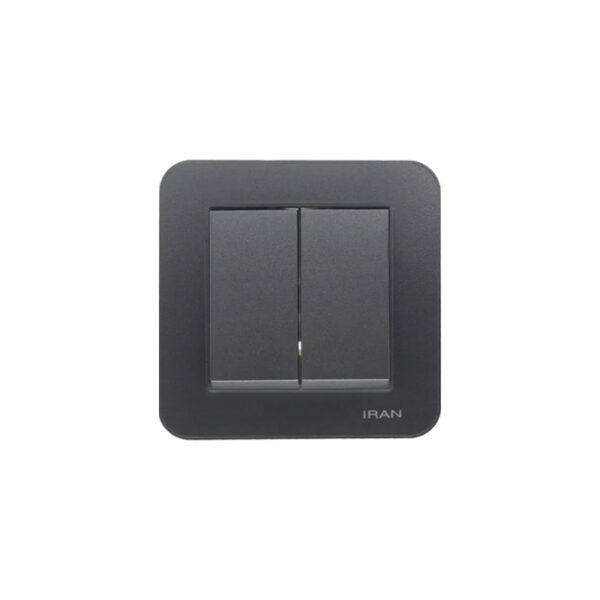 کلید دوپل (مدل ارس) رنگی ایران الکتریک