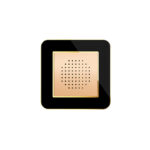 زنگ دینگ دانگ (مدل ارس) قاب طلایی زه رنگی میانی بژ ایران الکتریک