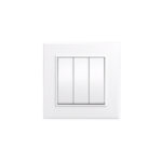 کلید سه پل (مدل برلیان) سفید اقتصادی ایران الکتریک