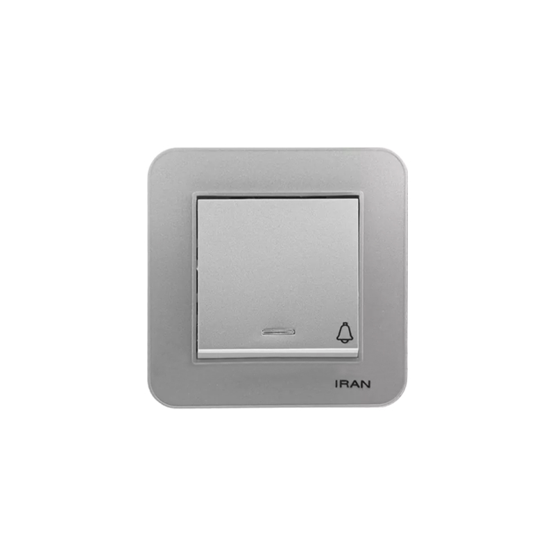 شاسی زنگ (3 کلید شاسی زنگ (مدل ارس) رنگی ایران الکتریک - Image 1