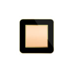 کلید یک پل (مدل ارس) قاب طلایی زه رنگی میانی بژ ایران الکتریک