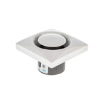 هواکش 10 سانت ایرسافت مربع سفید - Image 2