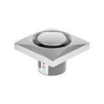 هواکش 10 سانت ایرسافت مربع نقره ای - Image 2