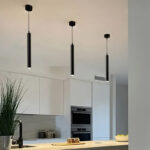 چراغ آويز 12 وات لوله ای مشکی SH-2205 شعاع - Image 4