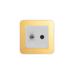 فیش آنتن  SAT-TV (مدل ارس) قاب رنگی زه طلایی میانی رنگی ایران الکتریک