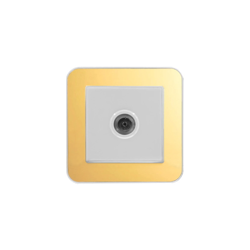 انتن tv فیش آنتن TV(مدل ارس) قاب رنگی زه طلایی میانی رنگی ایران الکتریک - Image 1