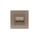 پریز تلفن تک سوکت (مدل برلیان/پلکسی) رنگی ایران الکتریک