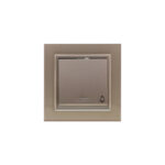 کلید شاسی زنگ (مدل برلیان/پلکسی) رنگی ایران الکتریک