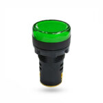 چراغ سیگنال LED سبز قطر 22