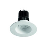 دارک لایت پلی کربنات دایره 10 وات سفید بلان (سایز برش 7.5) سانتی متر