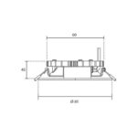 دان لایت اکو 6 وات بلان  (سایز برش 6.5) سانتی متر - Image 7