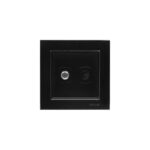 فیش آنتن SAT-TV (مدل برلیان) مشکی میانی رنگی ایران الکتریک