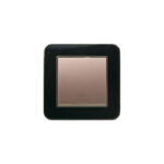 کلید تبدیل (مدل ارس) قاب طلایی زه رنگی میانی بژ ایران الکتریک