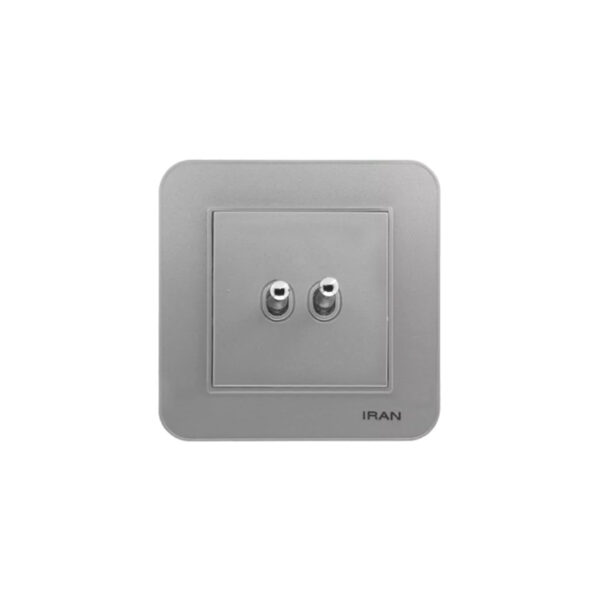 کلید دو پل اهرمی (مدل ارس) رنگی ایران الکتریک