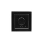 کلید دیمر فن (مدل برلیان) مشکی میانی رنگی ایران الکتریک