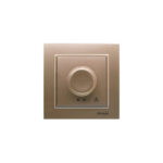 کلید دیمر فن (مدل برلیان) بژ میانی رنگی ایران الکتریک