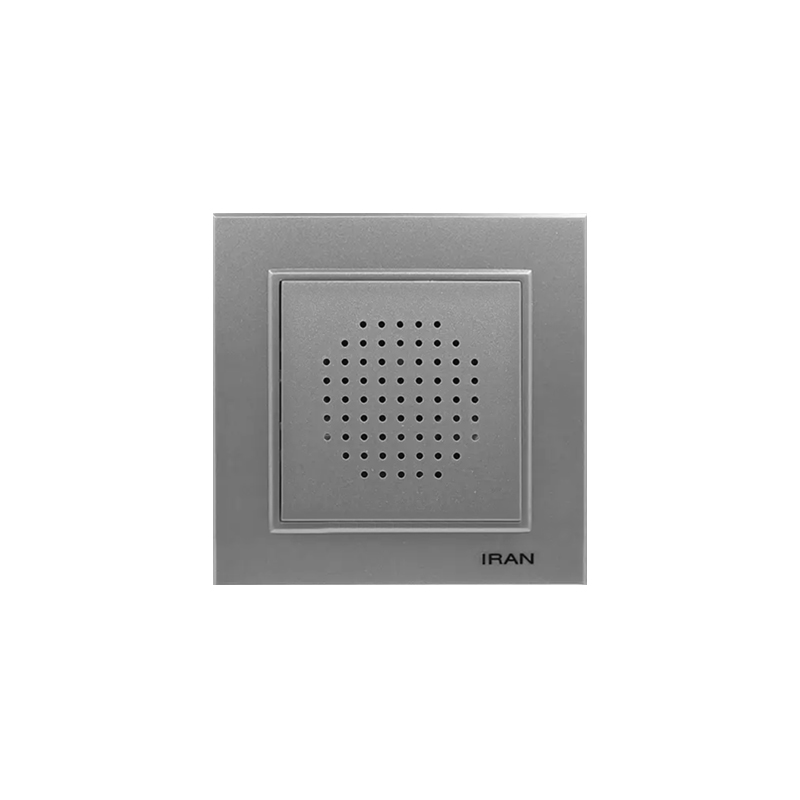 زنگ دینگ دانگ زنگ دینگ دانگ (مدل برلیان) نقره ای میانی رنگی ایران الکتریک - Image 1