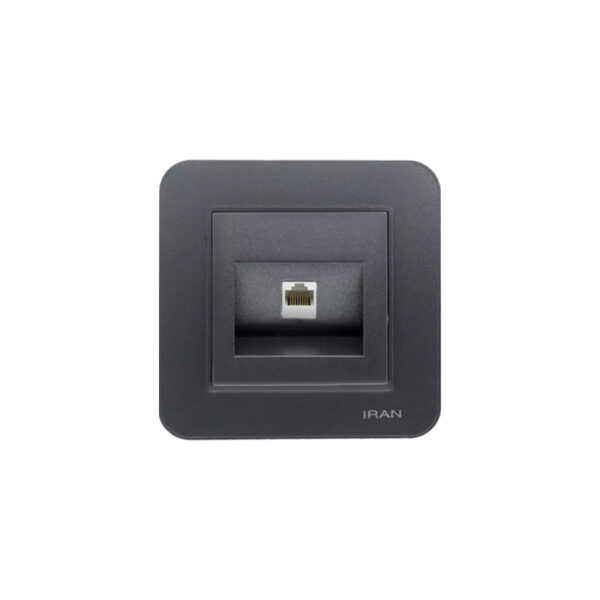 سوکت شبکه CAT6 (مدل ارس) رنگی ایران الکتریک