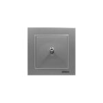 کلید یک پل کلاسیک (مدل برلیان) نقره ای میانی رنگی ایران الکتریک