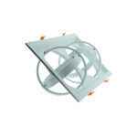 قاب توکار مستطیل 1*2 مخصوص لامپ AR111 اکووات مدل THP12-W - Image 3