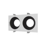قاب توکار دو خانه اکووات مدل دارک لایت - Image 2